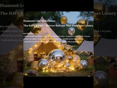 Πυροβολιστικό μπαλόνι με καθρέφτη από PVC