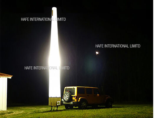Inflatable Emergency Light Tower Column Industry Night Work  For Construction Equipment