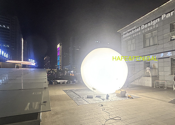 Dia 3.3m Sphere Hybrid 1.8KW With 2 Skirts For Cinematography CCT 2600k+6500k