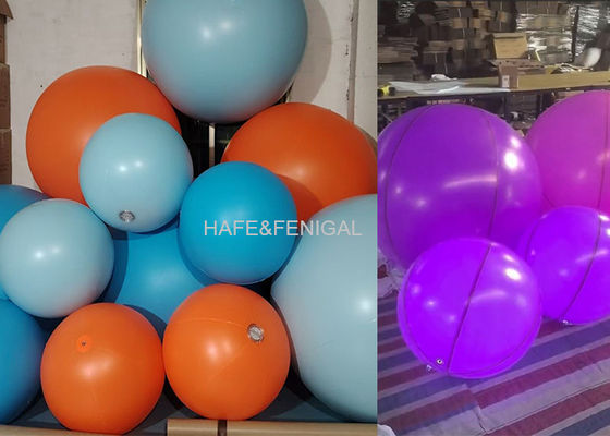 40 Inches 60 Inches Purple Pink Interactive Balloon Lights For Throwing At Concerts