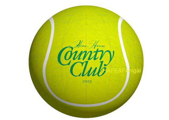 3m Pvc Helium Flying Tennis Ball For Tennis Tournaments, Sports Brand Promotions