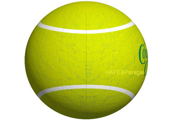 3m Pvc Helium Flying Tennis Ball For Tennis Tournaments, Sports Brand Promotions