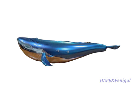 Remote-Controlled Flying Whale Helium Airship with Gyro-Stabilized Flight Control and Lightweight PP + PA Aluminum Film