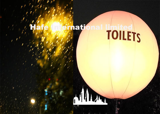 Pink Ice Blue Milk Yellow Moon Balloon Muse 400W With 2 Layer Balloon Envelop