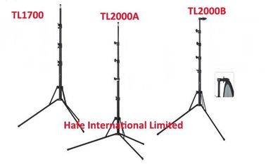 Professional Silver Floor Tripod Light Stand Folded Lighting Aluminum Alloy Lightweight