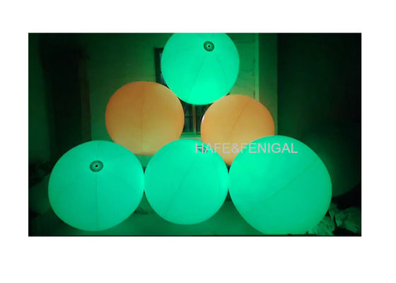 60cm 1m Fully Printed Inflatable Green Sky Blue Flashing Interactive Balloon Light