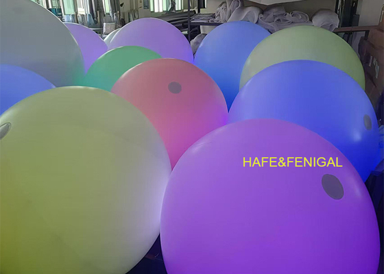 Φωτιστικό μπαλονιού LED RGB διαδραστικό 4ft Tap-To-Change-Color για ρίψη σε αμφιθέατρα