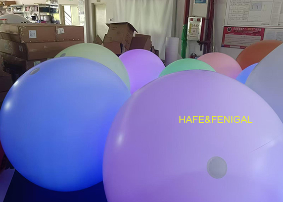 4ft Tap-To-Change-Color LED RGB Interactive Balloon Light For Throwing At Auditoriums