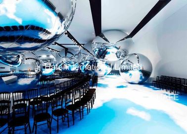 3M Big Commercial PVC Shining Inflatable Mirror Balloon Ball Small Order Acceptable