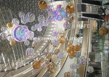 3M Big Commercial PVC Shining Inflatable Mirror Balloon Ball Small Order Acceptable