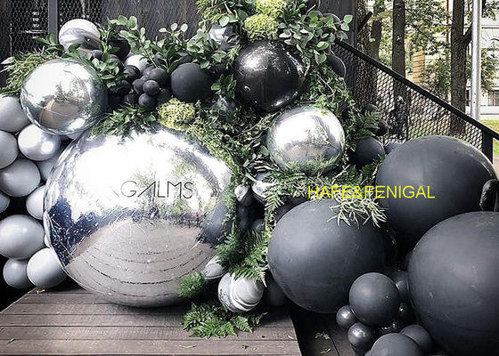 Pink Purple Gold Durable Dual-Layer PVC Reflective Mirror Balloons For Christmas