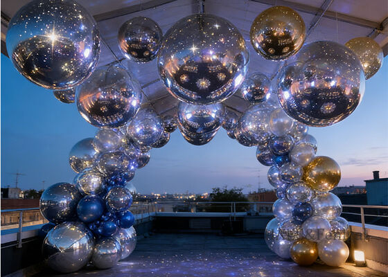 Σφραγισμένη φουσκωτή γυαλίτιδα από PVC 1.5-3m για διακόσμηση εκδηλώσεων και εκθέσεων