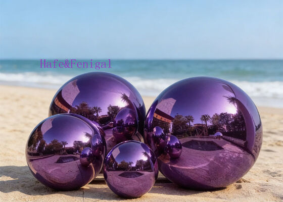 Μεγάλη φουσκωτή σφαίρα καθρέφτη με μεταλλική λάμψη για οπτική διακόσμηση και προβολές