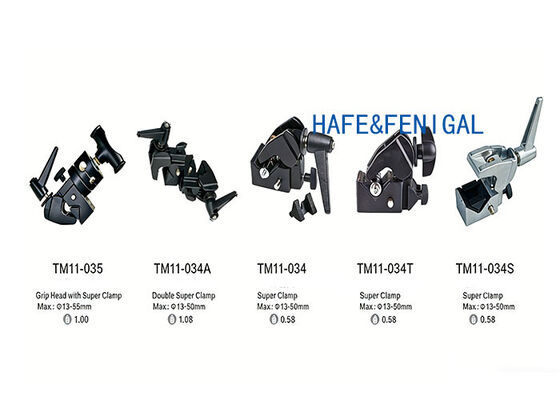 Επαγγελματικοί Υπερ-Σφιγκτήρες & Κεφαλές Σύσφιξης για Στήριξη Εξοπλισμού Στούντιο, Σκηνής & Κινηματογράφου