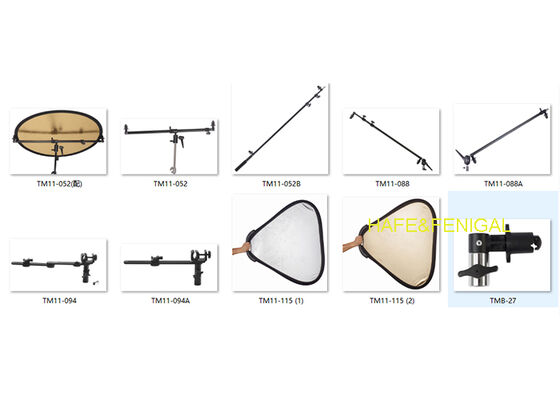 Διπλής όψης φορητός ανακλαστήρας και σφιγκτήρας ανακλαστήρα για σταθερά φωτιστικά στούντιο