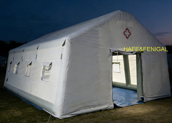 Robust PVC Construction Large Inflatable Medical Tent For Emergency Response