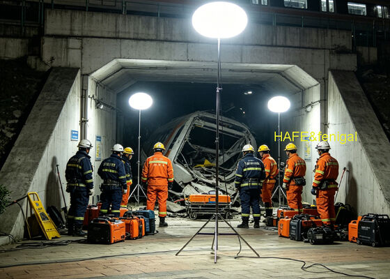 Φως Μπαλονιού Sun LED600DC AP 600W με 90.000 Lumens και Αθόρυβη Λειτουργία για Επείγουσες Διασώσεις