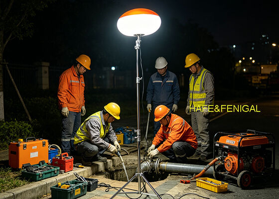 Αθόρυβη Λειτουργία Φωτιστικό Μπαταρίας για Μπαλόνι με Είσοδο 24V/48V DC για Κινητές Υπηρεσίες Πεδίου