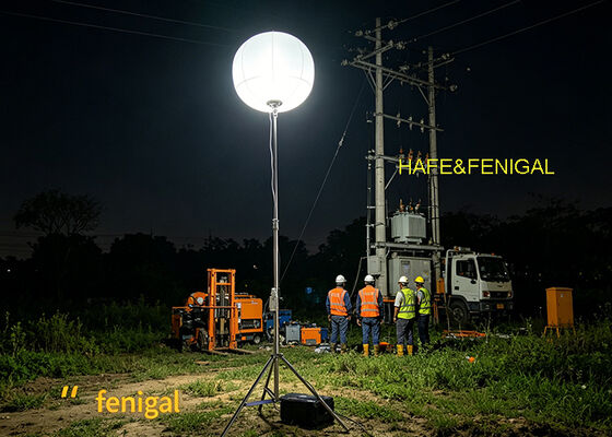 Φως αερόστατου LED 400W με μπαταρία για σιωπηλές λειτουργίες εκτός δικτύου