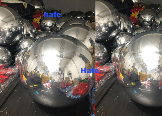 Small 80cm Inflatable Mirror Balloon Floating Silver Reflective Balloon